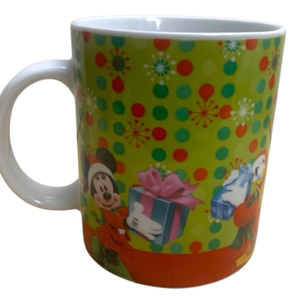 Disney Mickey Mouse Santa Holiday Christmas Ceramic Coffee Cup Tea Mug - Picture 4 of 7